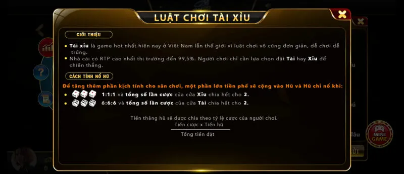 Tổng quan về game tài xỉu